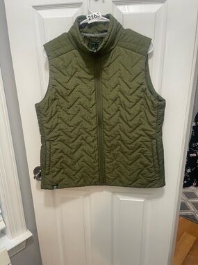 Holloway Olive Quilted Stand Collar Vest